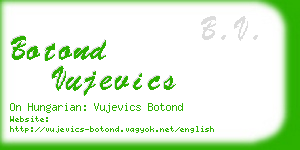 botond vujevics business card